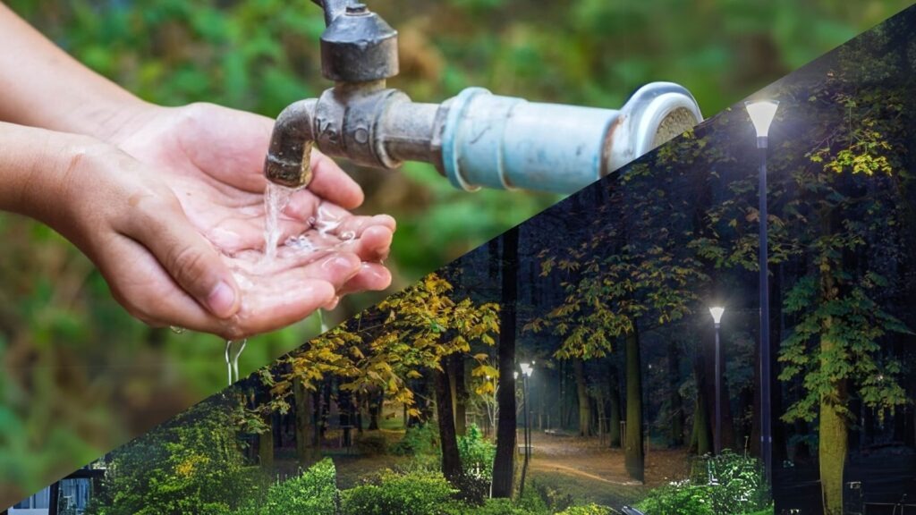 Luz y agua Soterrada